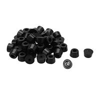 sourcing map 36pcs Rubber Feet Bumper Buffer Feet Furniture Cutting Board Electronic Scale Leg Pads Anti-slip with Metal Washer, D16x14xH10mm