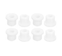 sourcing map 36Pcs Rubber Grommets 5/16"(8mm) Drill Hole, 3/16"(5mm) ID Hole Top Hat Grommet White Silicone Rubber Hole Plug Gasket for Wiring, Automotive