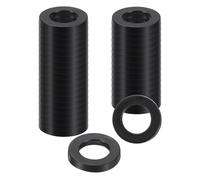 sourcing map 36Pcs Rubber Washers, 5/8 OD x 3/8 ID x 0.1" Thickness Flat Washers for Bolts Spacers, Shower Head, Plumbing, Hose Connecting