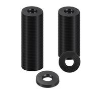 sourcing map 36Pcs Rubber Washers, 7/16 OD x 3/16 ID x 0.06" Thickness Flat Washers for Bolts Spacers, Shower Head, Plumbing, Hose Connecting