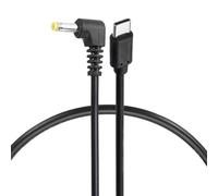 sourcing map 36W PD Trigger Cable, 12V 3A 4.0x1.7mm Type-C Right Angle Power Cord 0.4m/1.3ft USB C to DC PD Power Fast Charging Cable for Portable Monitor, Security Camera