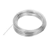 sourcing map 37 Gauge Aluminum Craft Wire, 66 Feet Bendable Wire Metal Armature Wire for Jewelry Making DIY Sculpting Floral Wreath Making Wire Wrapping Christmas Ornaments (37 AWG Silver)