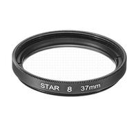 sourcing map 37mm Star Lens Filter, Starburst Lens Filter 8 Points Star Camera Lens Filter for Night Scenery Glassworks