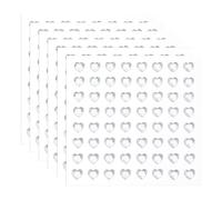 sourcing map 384 Pcs Heart Rhinestone 6mm Self Adhesive Gems Stickers Jewelry Stickers for Jewelry Making, Valentine Makeup, DIY Crafts, White
