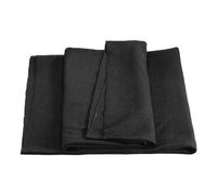 sourcing map 39" Elastic Cuffs Ribbed Trims Cotton Fabric Knit Rib Stretch Tape Cuff Sleeve Waistband for Sewing, 24" Wide Black