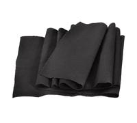 sourcing map 39" Elastic Cuffs Ribbed Trims Cotton Fabric Knit Rib Stretch Tape Cuff Sleeve Waistband for Sewing, 8" Wide Black