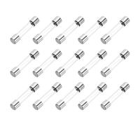 sourcing map 3A 250V 6x30mm Time Delay Glass Fuse UL Listed Slow Blow Fuse for Home Appliances 15 Pcs