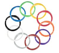 sourcing map 3D Pen Filament Refills, 10 Colors 3D Pen ABS Filament 1.75mm, 10 Feet Each Color, 100 Feet in Total, for 3D Drawing Pen Refill