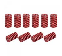 sourcing map 3D Printer Die Spring, 10pcs 14mm OD 20mm Long Spiral Stamping Medium Load Compression Mould Die Springs for 3D Printer Electric Part, Red
