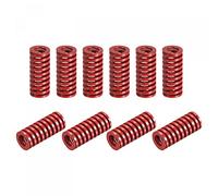 sourcing map 3D Printer Die Spring, 10pcs 16mm OD 35mm Long Spiral Stamping Medium Load Compression Mould Die Springs for 3D Printer Electric Part, Red