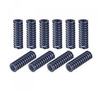 sourcing map 3D Printer Die Spring, 10pcs 8mm OD 25mm Long Spiral Stamping Light Load Compression Mould Die Springs for 3D Printer Electric Part, Blue
