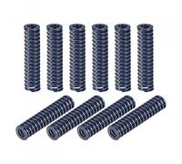 sourcing map 3D Printer Die Spring, 10pcs 8mm OD 35mm Long Spiral Stamping Light Load Compression Mould Die Springs for 3D Printer Electric Part, Blue
