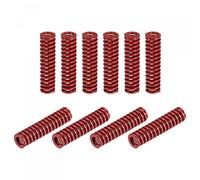 sourcing map 3D Printer Die Spring, 10pcs 8mm OD 35mm Long Spiral Stamping Medium Load Compression Mould Die Springs for 3D Printer Electric Part, Red