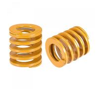 sourcing map 3D Printer Die Spring, 20mm OD 20mm Long 2pcs Spiral Stamping Light Load Compression Mould Die Springs for 3D Printer Electric Part, Yellow
