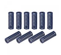 sourcing map 3D Printer Die Spring, 20pcs 10mm OD 30mm Long Spiral Stamping Light Load Compression Mould Die Springs for 3D Printer Electric Part, Blue