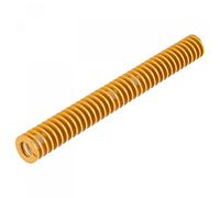 sourcing map 3D Printer Die Spring, 25mm OD 200mm Long Spiral Stamping Light Load Compression Mould Die Springs for 3D Printer Electric Part, Yellow