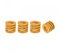 sourcing map 3D Printer Die Spring, 25mm OD 25mm Long 4pcs Spiral Stamping Light Load Compression Mould Die Springs for 3D Printer Electric Part, Yellow