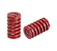 sourcing map 3D Printer Die Spring, 2pcs 14mm OD 20mm Long Spiral Stamping Medium Load Compression Mould Die Springs for 3D Printer Electric Part, Red