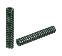 sourcing map 3D Printer Die Spring, 2pcs 14mm OD 80mm Long Spiral Stamping Compression Mould Die Springs for 3D Printer Electric Part, Green