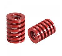 sourcing map 3D Printer Die Spring, 2pcs 16mm OD 20mm Long Spiral Stamping Medium Load Compression Mould Die Springs for 3D Printer Electric Part, Red
