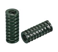 sourcing map 3D Printer Die Spring, 2pcs 16mm OD 40mm Long Spiral Stamping Compression Mould Die Springs for 3D Printer Electric Part, Green