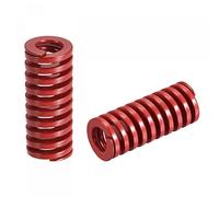 sourcing map 3D Printer Die Spring, 2pcs 18mm OD 40mm Long Spiral Stamping Medium Load Compression Mould Die Springs for 3D Printer Electric Part, Red
