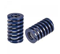 sourcing map 3D Printer Die Spring, 2pcs 20mm OD 30mm Long Spiral Stamping Light Load Compression Mould Die Springs for 3D Printer Electric Part, Blue