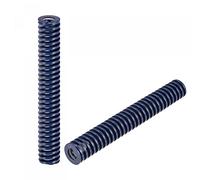 sourcing map 3D Printer Die Spring, 2pcs 22mm OD 150mm Long Spiral Stamping Light Load Compression Mould Die Springs for 3D Printer Electric Part, Blue