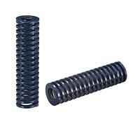 sourcing map 3D Printer Die Spring, 2pcs 25mm OD 100mm Long Spiral Stamping Light Load Compression Mould Die Springs for 3D Printer Electric Part, Blue
