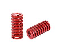 sourcing map 3D Printer Die Spring, 2pcs TM 20mm OD 40mm Long Spiral Stamping Medium Load Compression Mould Die Springs for 3D Printer Electric Part, Red