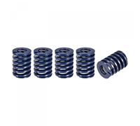 sourcing map 3D Printer Die Spring, 5pcs 20mm OD 25mm Long Spiral Stamping Light Load Compression Mould Die Springs for 3D Printer Electric Part, Blue