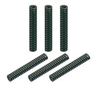 sourcing map 3D Printer Die Spring, 6pcs 10mm OD 60mm Long Spiral Stamping Compression Mould Die Springs for 3D Printer Electric Part, Green