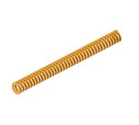 sourcing map 3D Printer Die Spring, 8mm OD 80mm Long Spiral Stamping Light Load Compression Mould Die Springs for 3D Printer Electric Part, Yellow