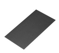 sourcing map 3K Carbon Fiber Plate Panel Sheets, 100 x 250 x 2.5mm Carbon Fiber Board Plate Matte Twill Weave Panel Sheets Flexible for RC Aircraft, Model Car, Auto Parts
