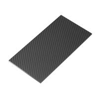 sourcing map 3K Carbon Fiber Plate Panel Sheets, 100 x 250 x 4mm Carbon Fiber Board Plate Matte Twill Weave Panel Sheets Flexible for RC Aircraft, Model Car, Auto Parts
