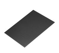 sourcing map 3K Carbon Fiber Plate Panel Sheets, 200 x 300 x 2.5mm Carbon Fiber Board Plate Glossy Laminate Plain Weave Panel Sheets Flexible for RC Aircraft, Model Car, Auto Parts