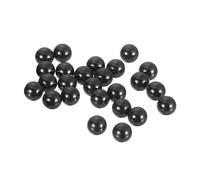 sourcing map 3mm Ceramic Bearing Balls, 25 Pcs Si3N4 Silicon Nitride Ball G10 Precision Balls for Aerospace Automotive Robotics, Black