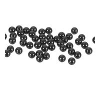 sourcing map 3mm Ceramic Bearing Balls, 50 Pcs Si3N4 Silicon Nitride Ball G10 Precision Balls for Aerospace Automotive Robotics, Black
