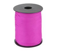 Sourcing Map 3mm Polypropylene Braided Rope, 100m Nylon Rope, Rose Red, Clothesline, Camping, Hiking, Outdoor, Crafts