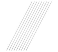 sourcing map 3mmx250mm 304 Stainless Steel Solid Round Rod for DIY Crafts - 9pcs