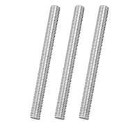 sourcing map 3Pack M10x110mm Fully Threaded Rod, 316 Stainless Steel Right Hand All Thread Screw Studs for Furniture Assembly Fastening, 1.5mm Pitch