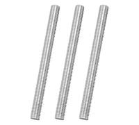 sourcing map 3Pack M10x120mm Fully Threaded Rod, 316 Stainless Steel Right Hand All Thread Screw Studs for Furniture Assembly Fastening, 1.5mm Pitch