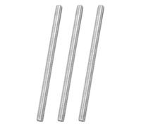 sourcing map 3Pack M8x130mm Fully Threaded Rod, 316 Stainless Steel Right Hand All Thread Screw Studs for Furniture Assembly Fastening, 1.25mm Pitch