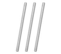 sourcing map 3Pack M8x140mm Fully Threaded Rod, 316 Stainless Steel Right Hand All Thread Screw Studs for Furniture Assembly Fastening, 1.25mm Pitch