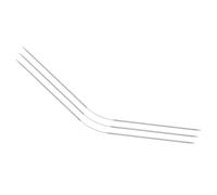 sourcing map 3Pcs 1.8mm Double-Pointed Flexible Knitting Needles 9 Inch(23cm) Stainless Steel Needle for Handmade Projects DIY Knitting