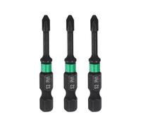 sourcing map 3pcs #1 Impact Phillips Screwdriver Bit PH1 1/4" Hex Shank 2" (50mm) Long 0.12" Rod Magnetic Cross Head Drill Bits S2 Steel Industrial Screw Driver for Impact Power Drivers