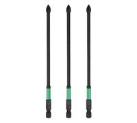 sourcing map 3pcs #1 Impact Phillips Screwdriver Bit PH1 1/4" Hex Shank 6" (150mm) Long 0.16" Rod Magnetic Cross Head Drill Bits S2 Steel Industrial Screw Driver for Impact Power Drivers