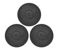 sourcing map 3Pcs 10 Inch Rotating Swivel Stand with Steel Ball Bearings, 360 Degree Rotating Lazy Susan Turntable Organizer Round Rotating Plate for TV Sculpture Computers, Black