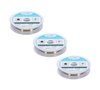 sourcing map 3pcs 100m/328ft Molybdenum Screen Cutting Wire Line Phone LCD Cutting Wire Glass Separate Repair Tool, 0.03mm