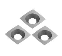 sourcing map 3pcs 11mm Square Straight Carbide Cutters with 2" Edge Radius 11x11x2mm-R50 Replacement Cutter Knives for Woodworking Spiral Helical Planer Cutter Head or Lathe Turning